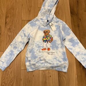 Polo by Ralph Lauren Blue and White Kids Hoodie